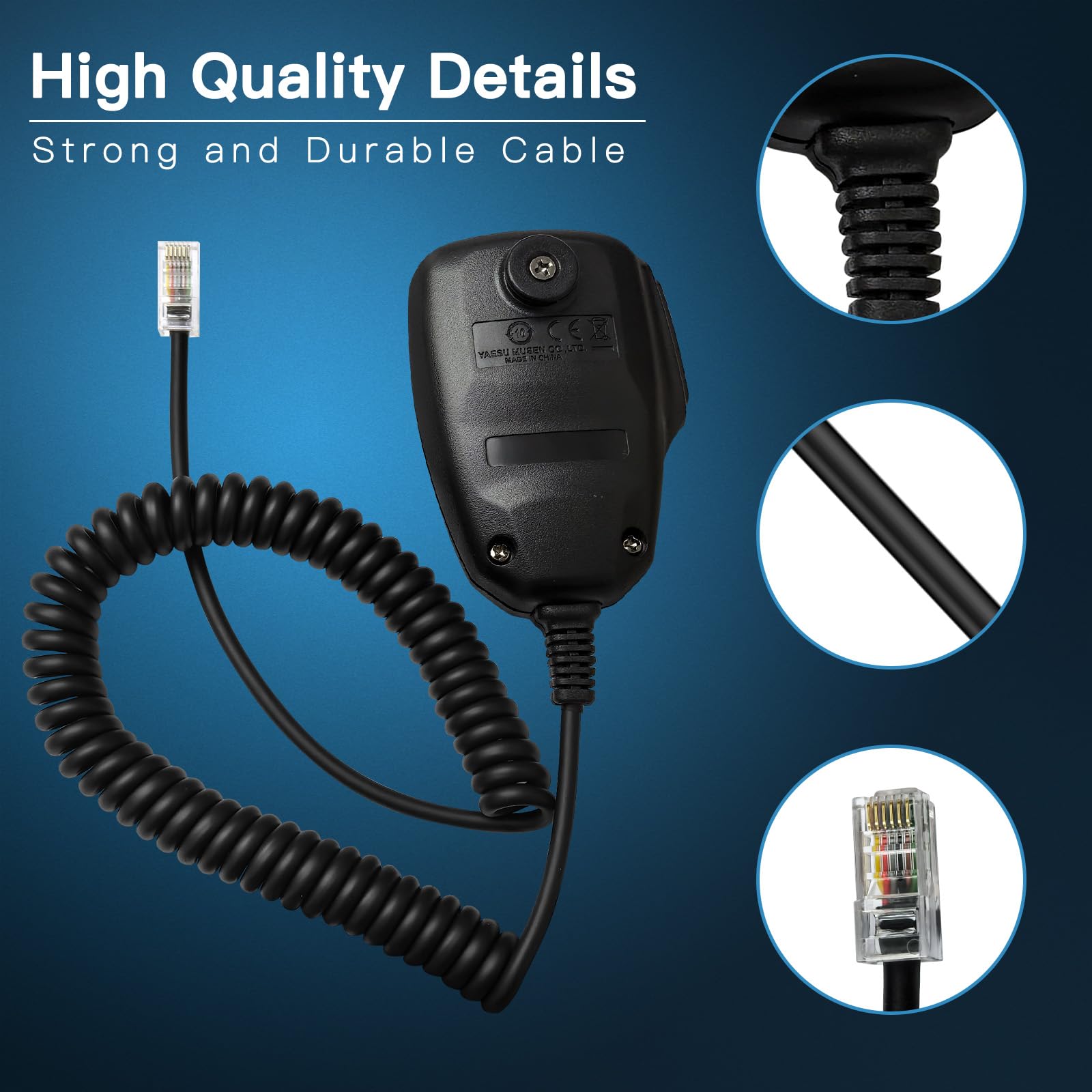 Amazon.com: SSM-85D Handheld Speaker Microphone Car Mic with DTMF